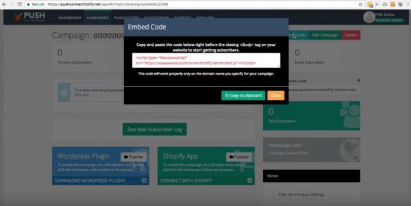 Next-Gen “Push Connect Notify” Software Demo