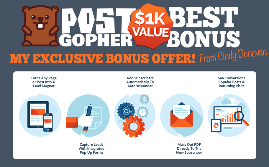 Post Gopher Review, My 19 Bonuses & Coupon