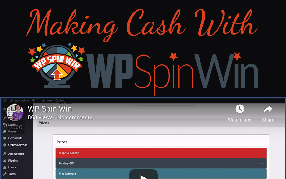 Making cash with free WP Spin Win plugin