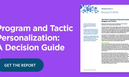 Why Top EMEA Marketers Are Ready To Adopt Marketing Automation