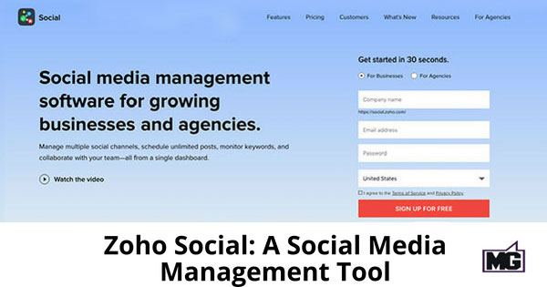 Zoho Social: A Social Media Management Tool