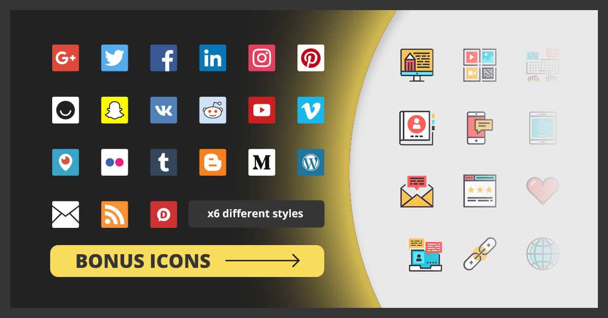 Social Media Icons: Free and Always Updated