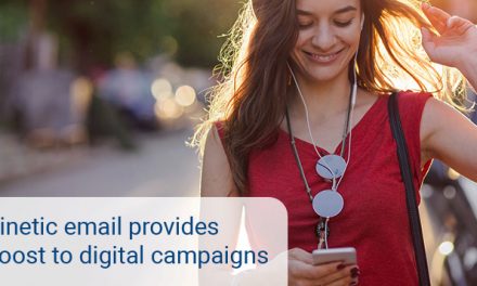 Kinetic email provides much &ndash; needed boost to marketing campaigns