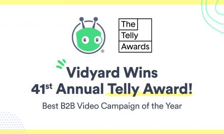 Vidyard&rsquo;s Personalized Holiday Video Wins Globally-Recognized Telly Award: Best B2B Video Campaign of the Year