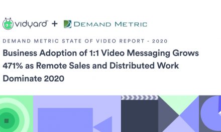 Business Adoption of 1:1 Video Messaging Grows 471% as Remote Sales and Distributed Work Dominate 2020