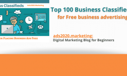 100 Free Business Classifieds Sites 2022