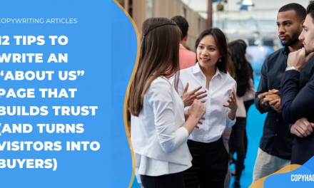 12 tips to write an “About Us” page that builds trust (and turns visitors into buyers)