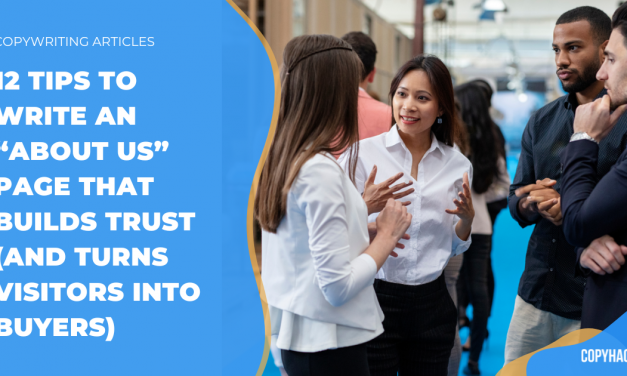 12 tips to write an “About Us” page that builds trust (and turns visitors into buyers)