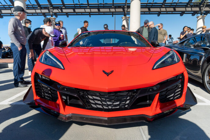 Pace Phenom Corvette Z06 At South OC Vehicles and Coffee
