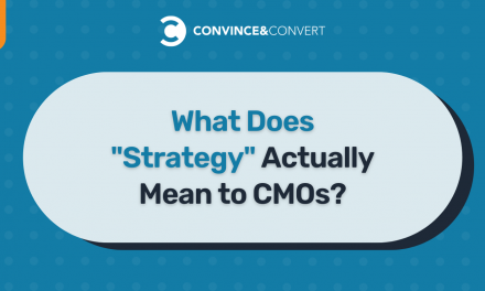 What Does “Tactic” In fact Indicate to CMOs?