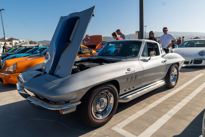 The South OC Cars and trucks and Coffee just before Christmas