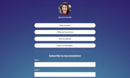 Reduce your business tools: Get a social link-in-bio with AWeber