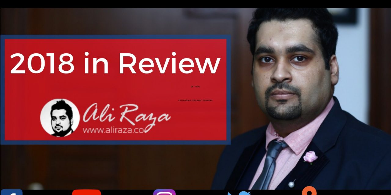 2018 in Review – Aliraza.co –