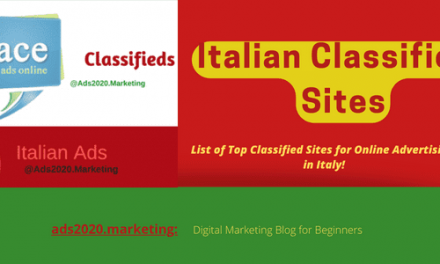 Italy Classifieds – Top 20 Italian Local Advertising Sites 2022