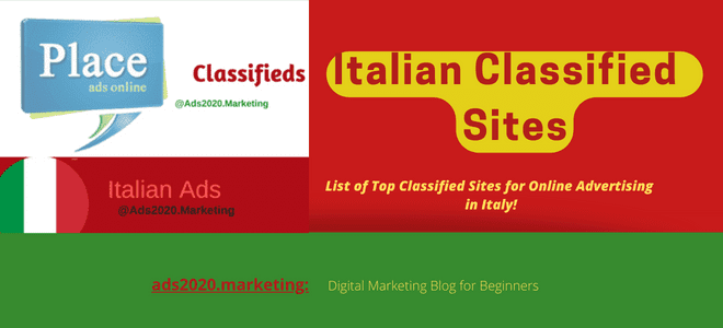Italy Classifieds – Top 20 Italian Local Advertising Sites 2022