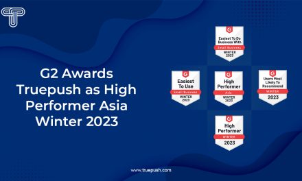 G2 Awards Truepush as Substantial Performer Winter 2023