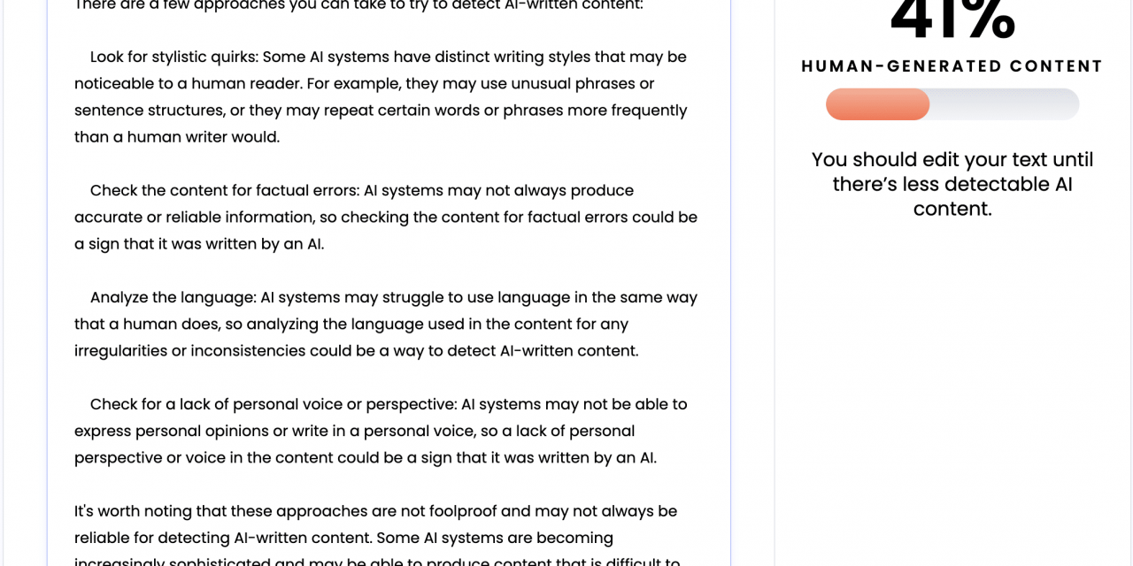 How to Detect AI-Produced Material (and Can Google Do That)