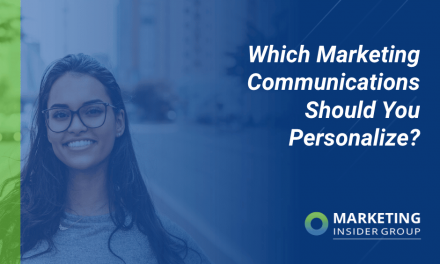 Which Advertising and marketing Communications Must You Personalize?