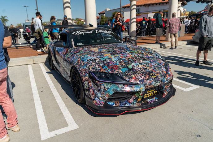 A single Hour Later on This Occurs At South OC Cars and Coffee