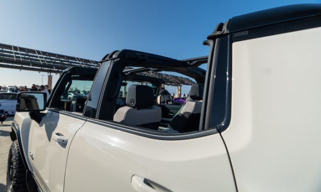 New Hummer EV and Acura Integra Form S at South OC Cars and trucks and Coffee