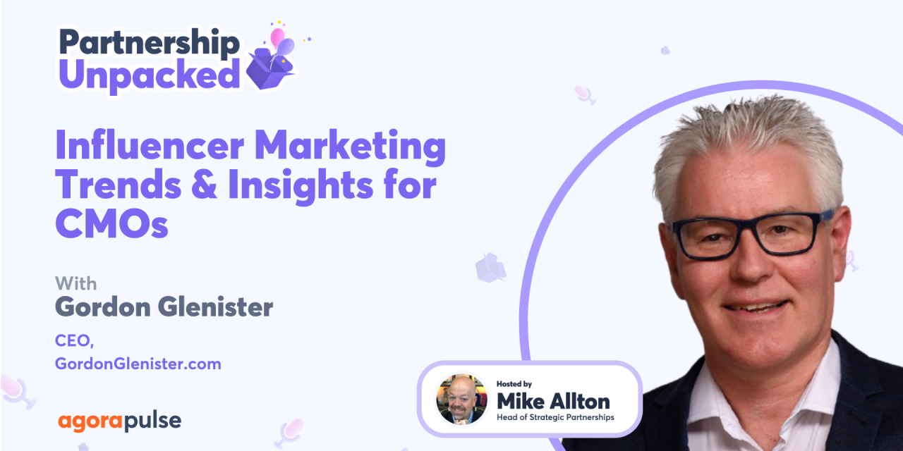 Influencer Marketing Trends & Insights For CMOs w/ Gordon Glenister