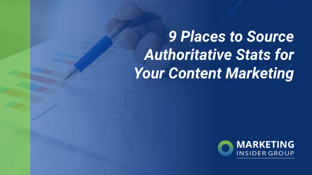 9 Spots to Supply Authoritative Stats for Your Written content Advertising