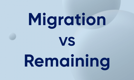 The benefits of migrating vs. remaining