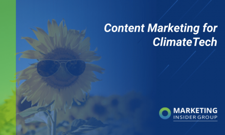 Content Marketing for ClimateTech – Marketing Insider Group