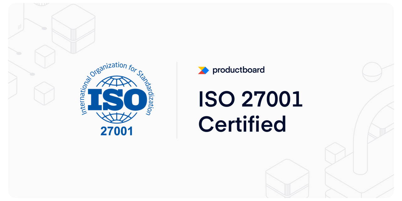 ISO 27001 Certification | Productboard