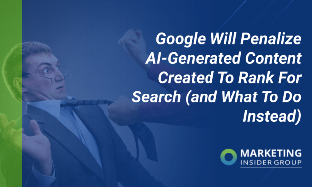 Google Will Penalize AI-Produced Content material Created To Rank For Research (And What To Do Instead)