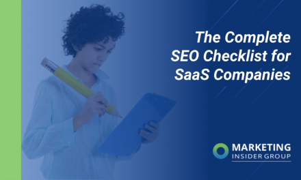 The Complete SEO Checklist for SaaS Companies