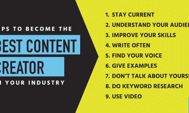 9 Guidelines to Come to be the Very best Written content Creator in Your Field