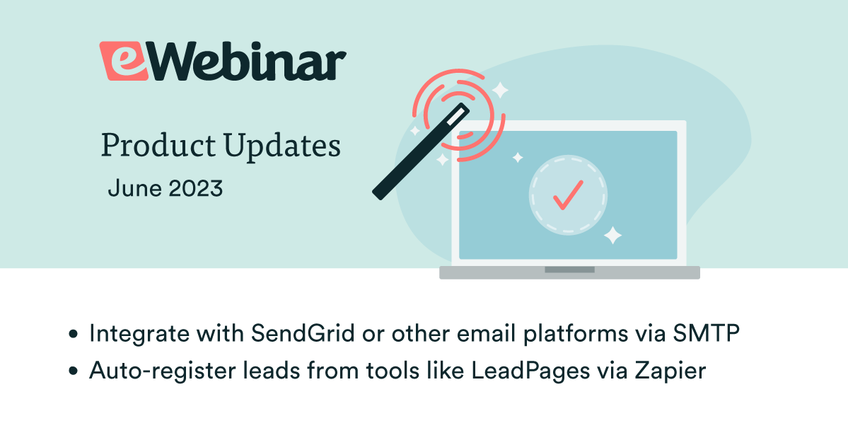 SMTP and SendGrid Integrations + Webinar Vehicle-Registration