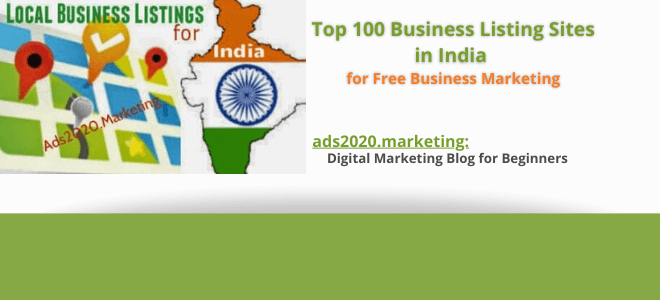 Free Business Listing Sites In India 2023