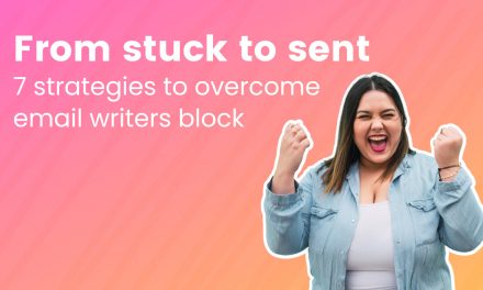 From caught to sent: 7 Techniques to defeat electronic mail writer’s block